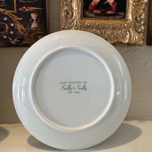 Scully & Scully Whimsical Nonsense Botanical Salad Or‎ Dessert Plates Three - Picture 8 of 10